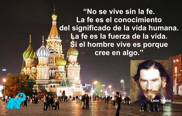 Una Enseñanza de León Tolstoi en la Frase del Día del Elefante Azul de Avilés